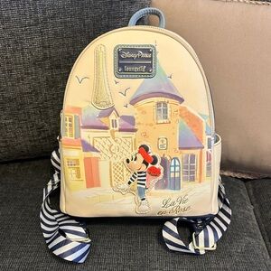Disney Loungefly Backpack- la Vie En Rose- Parisian EPCOT